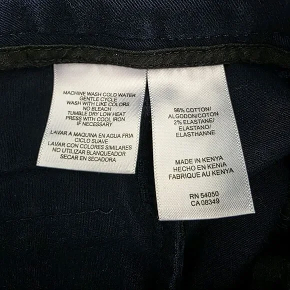 Jones New York Women's Shorts Size 8P Stretch, Navy, Hook, Eye & Button Closure - Picture 10 of 10